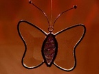 suncatcher butterfly bevel wings purple body